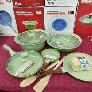 Welburg Koreian 8 pcs Cookware Set